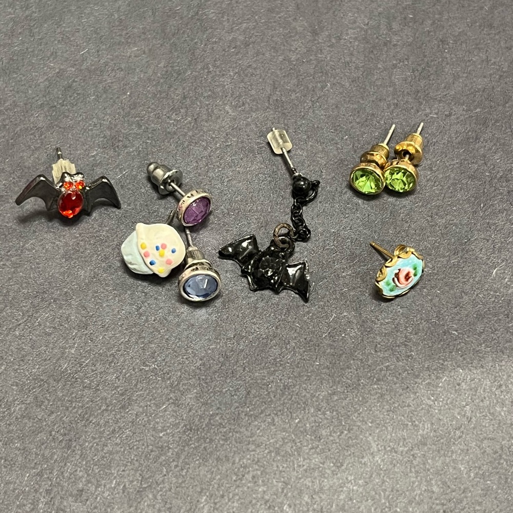 Assorted single earrings